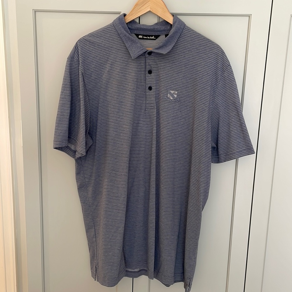 Travis Mathew Blue Golf Shirt